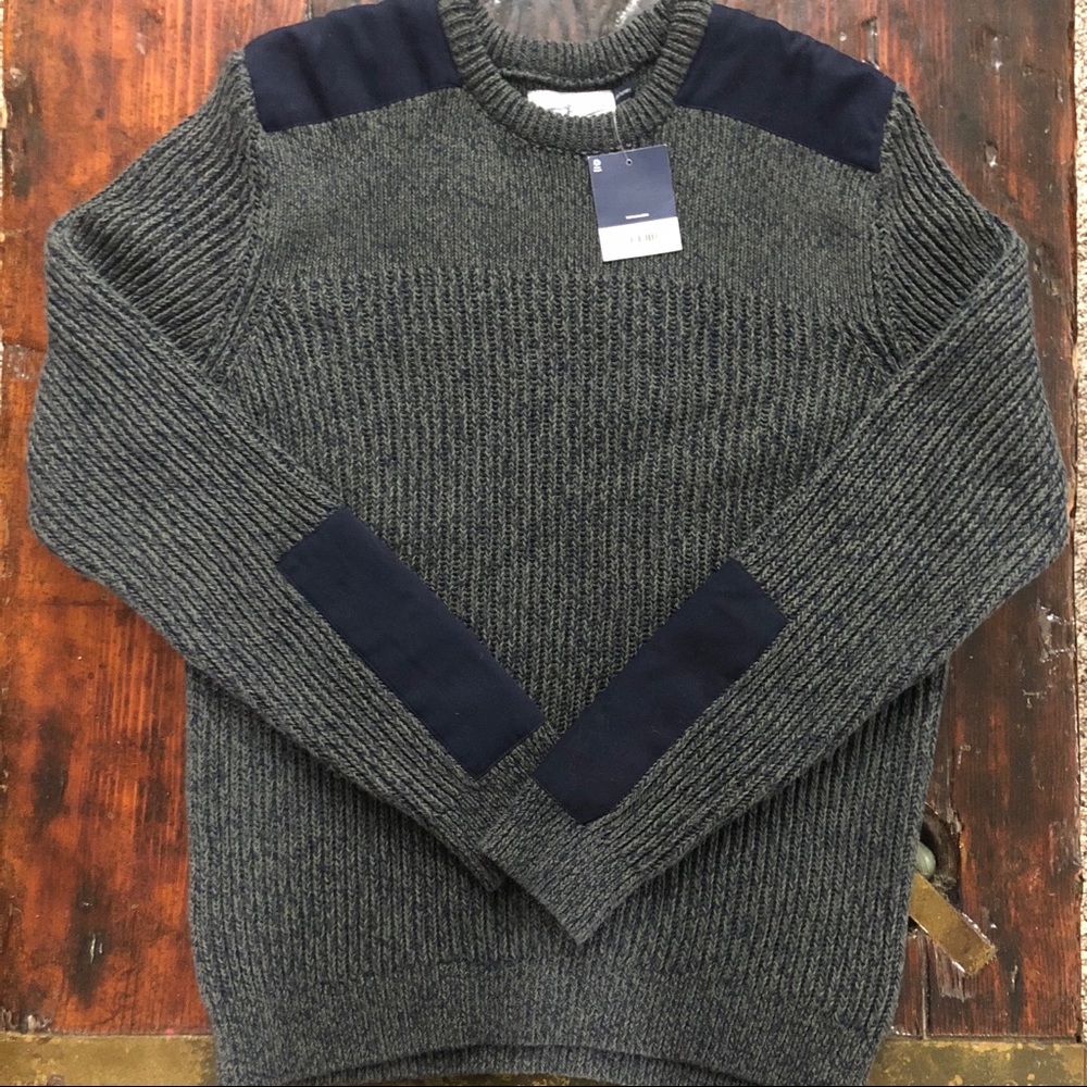Topman topshop heavy knit cotton sweater